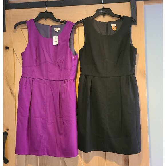 J.CREW Dresses & Skirts - Lot of 2 J. Crew Size 10 Sleeveless Pleated Wool Blend Lined Dress 1 is New!